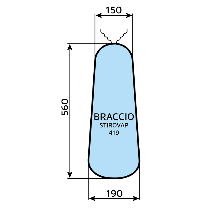 TBS arm cover compatible with Stirovap 419
