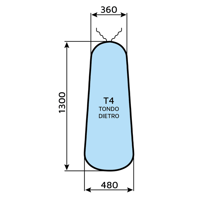 Universal cover T4 (round back)